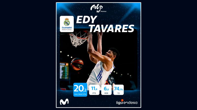 Tavares, MVP de octubre