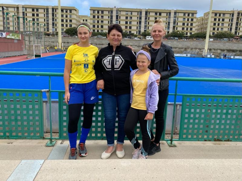 La UD Taburiente, refugio de la jugadora ucraniana Horeva