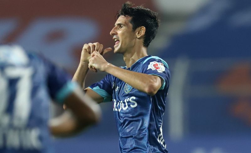 Vicente Gómez firma su primer gol en India