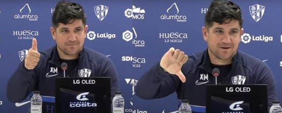 Xisco: "Será un partidazo", con pulgar arriba o abajo